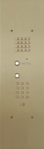 Wizard Bronze gold 2 buttons large model keypad and b/w cam